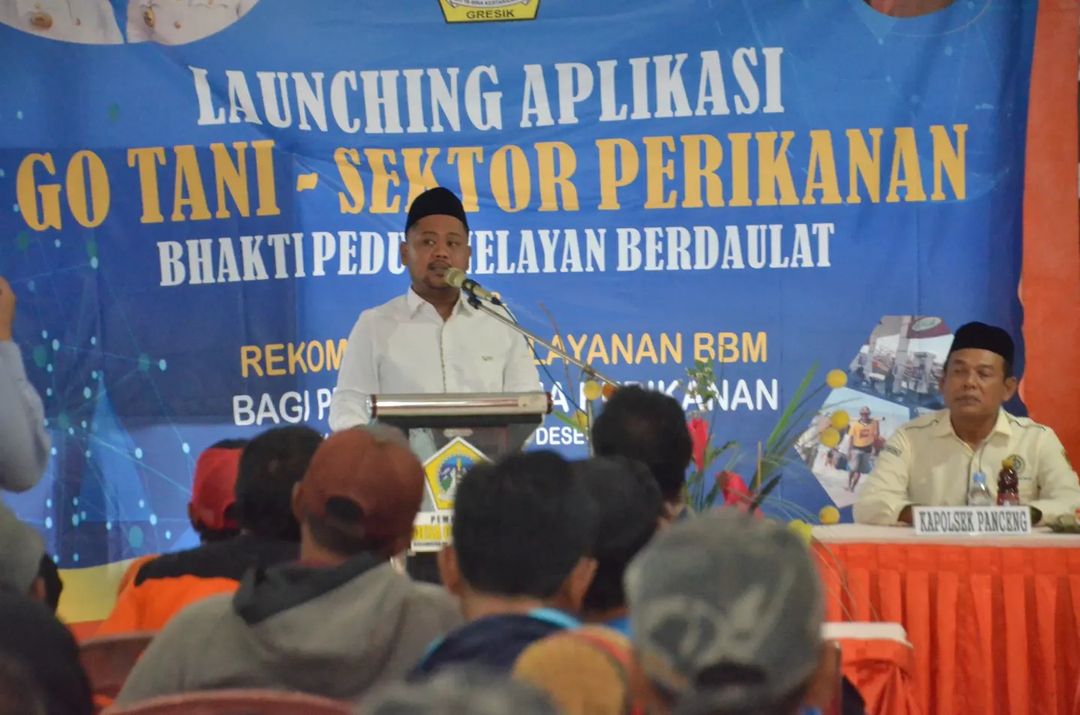 Bupati Gresik Luncurkan Go Tani, Sebuah Aplikasi Transaksi BBM Ekslusif Untuk Nelayan Gresik